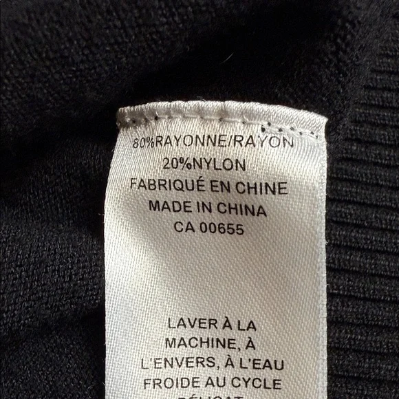 Reitmans Black 3/4 Sleeve V-Neck Cardigan - Picture 11 of 11